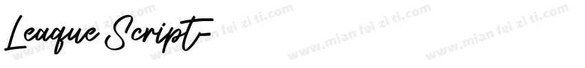 Leaque Script字体转换